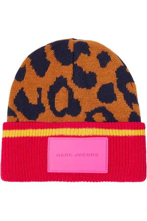 Marc Jacobs Leopard-print ribbed beanie