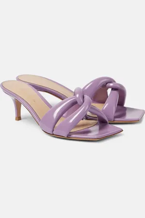 Gianvito Rossi Amour 55 patent leather mules