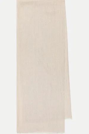 Brunello Cucinelli Cashmere and silk-blend scarf