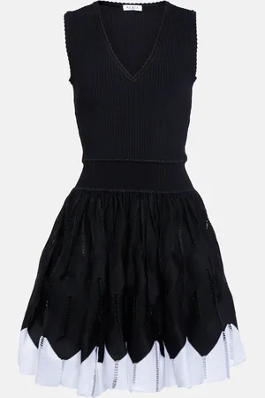 Alaïa V-neck minidress