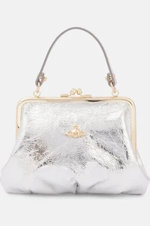 Vivienne Westwood Granny metallic leather tote bag