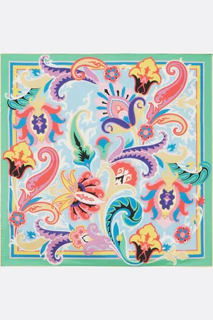 Etro Norma floral silk scarf