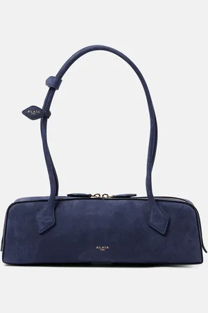Alaïa Le Teckel suede shoulder bag