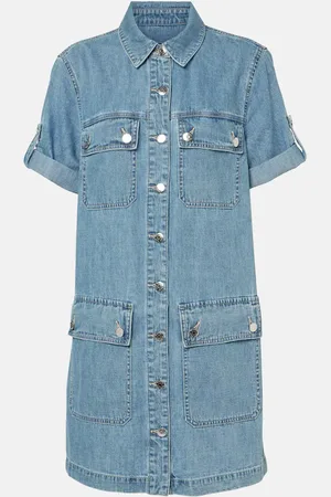 VERONICA BEARD Warren denim shirt dress