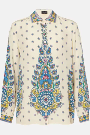 Etro Printed silk shirt