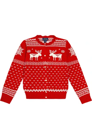 Ralph Lauren Cotton and wool jacquard cardigan