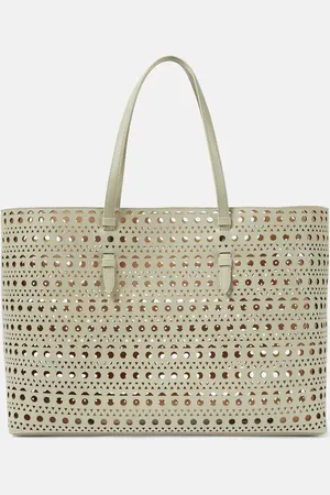 Alaïa Mina 44 Vienne Wave leather tote bag