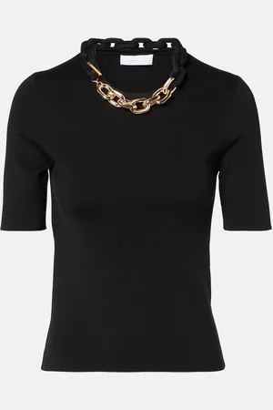 Paco rabanne Silk and cotton-blend top
