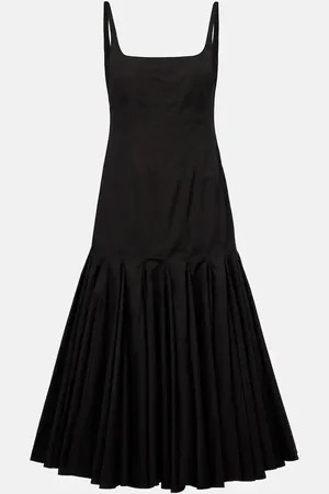 Jacquemus Agave cotton poplin midi dress