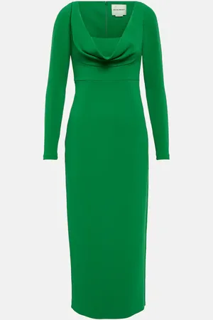 Roland Mouret Cowl neck cady midi dress