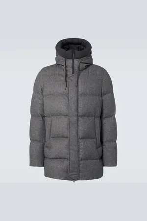 HERNO Silk and cashmere down coat
