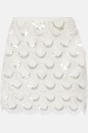 ROTATE Sequined miniskirt