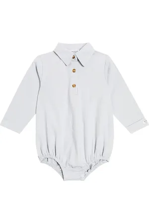 Donsje Baby Frimml cotton jersey playsuit