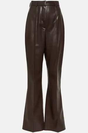 Nanushka Leena faux leather flared pants
