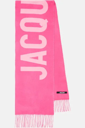 Jacquemus Logo jacquard wool scarf