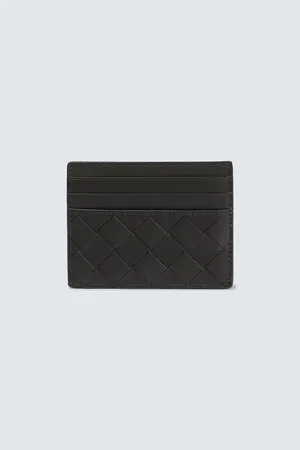 Bottega Veneta Intrecciato leather cardholder
