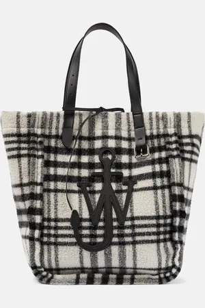 J.W.Anderson Belt checked tote bag