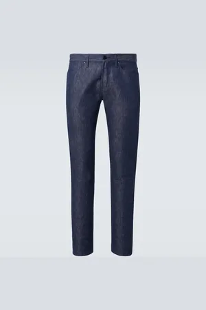 GABRIELA HEARST Cotton and linen straight pants
