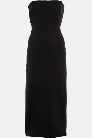 The Row Strapless midi dress