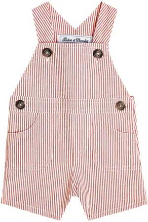 Tartine Et Chocolat Baby cotton-blend overalls