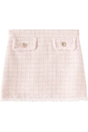Tutu Du Monde Aubazine beaded tweed skirt