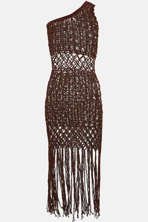 ANNA KOSTUROVA Crochet minidress