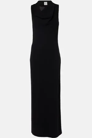 Totême Draped wool-blend maxi dress
