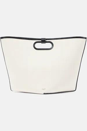 Alaïa Folded Large canvas tote bag