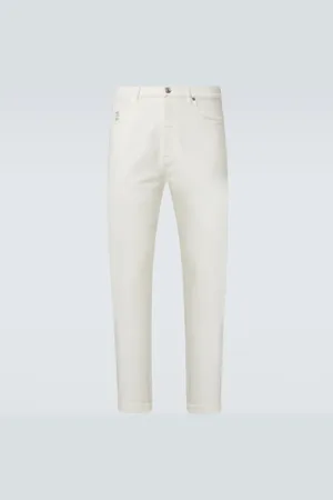 Brunello Cucinelli High-rise slim jeans
