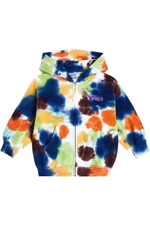 Molo Mazz tie-dye cotton hoodie