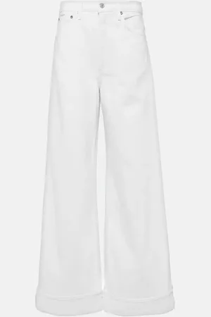 AGOLDE Dame Jean high-rise wide-leg jeans