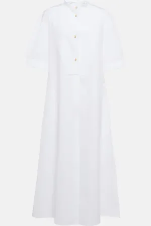 Jil Sander Cotton midi dress