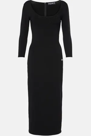 Dolce & Gabbana Logo knitted midi dress