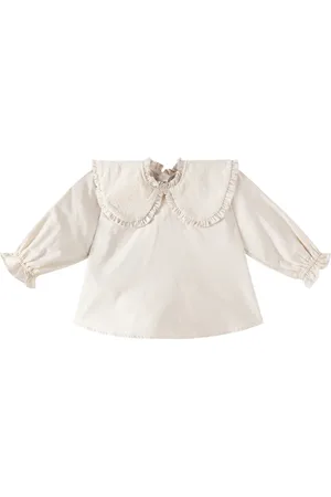 Donsje Mellys ruffled cotton-blend blouse