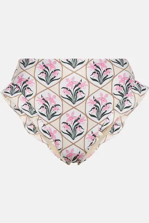 Agua by Agua Bendita Jengibre Orquidea floral bikini bottoms
