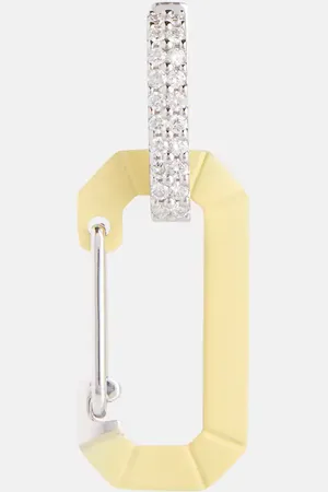Eera Chiara Small 18kt gold single earring with diamonds