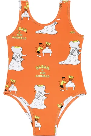 The Animals Observatory Trout printed swimsuit
