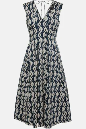 Max Mara Ovidio cotton-blend poplin midi dress