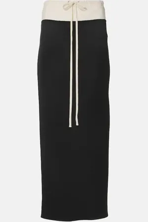 Khaite Chet satin maxi skirt
