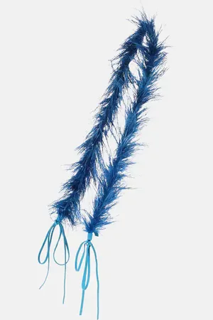 Prada Feather-trimmed shoulder strap