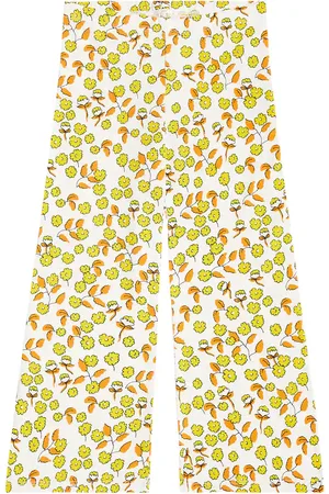 Mini Rodini Flowers cotton-blend sweatpants