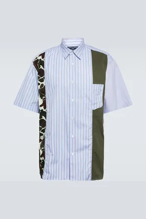 Comme des Garçons Striped cotton shirt
