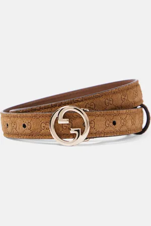 Gucci Blondie suede belt