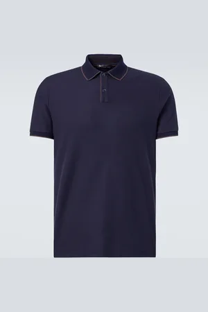 Loro Piana Brentwood cotton-blend piquÃ© polo shirt