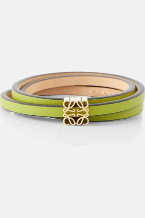 Loewe Twist Anagram leather bracelet