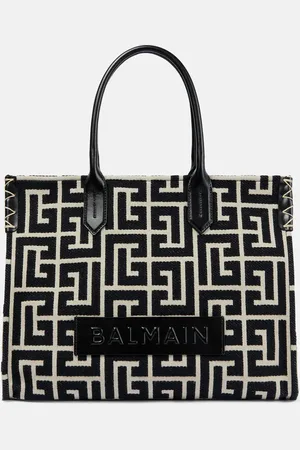 Balmain B-Army 42 jacquard tote bag