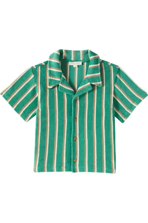 Louise Misha Alov striped cotton terry shirt