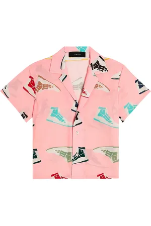 AMIRI Skel Top printed cotton shirt