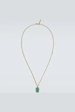 DRIES VAN NOTEN Plated pendant necklace