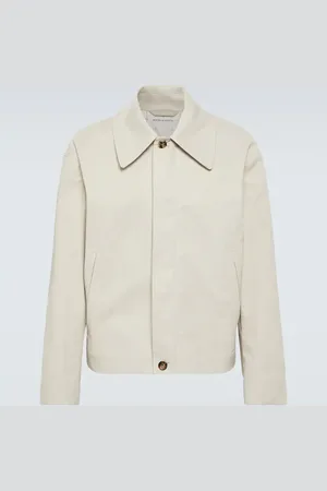 Bottega Veneta Coated cotton blouson jacket